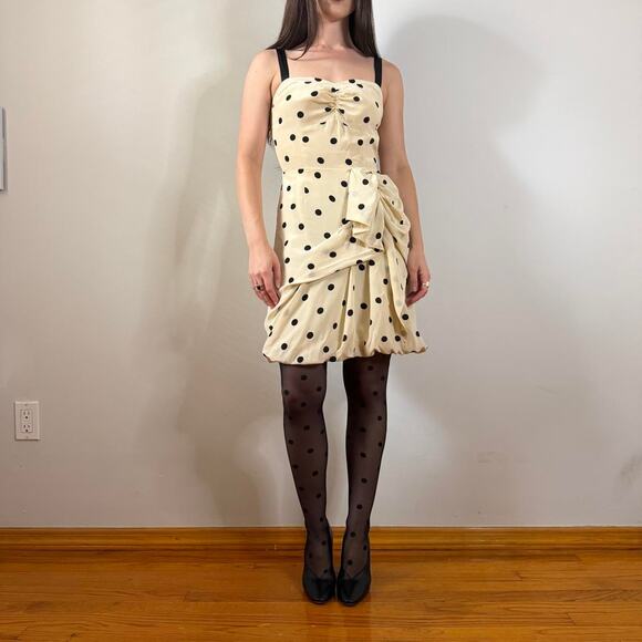 Marc By Marc Jacobs Dresses & Skirts - Marc by Marc Jacobs Silk Polka Dot Bubble Hem Dress Size 2